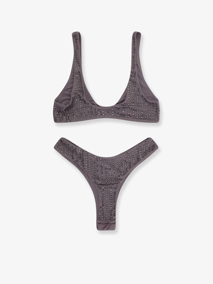 VENUJA Nylon Bikini With All-over Rhinestones