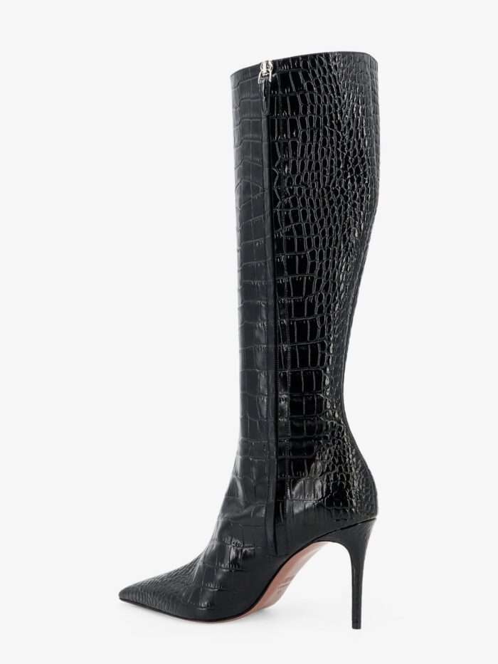 PARIS TEXAS Vera 85 Croco Effect Leather Boots