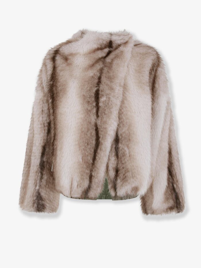 THE FRANKIE SHOP Vera Reversible Nylon And Synthetic Fur Jacket