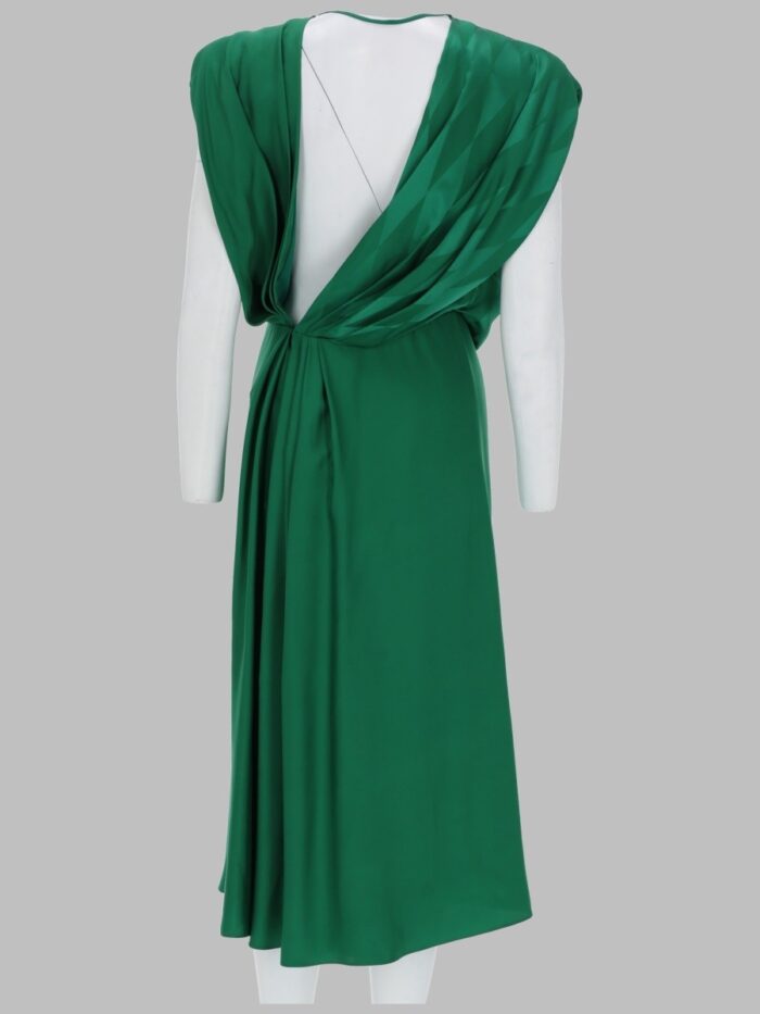 Versace ABITO MIDI DRAPPEGGIATO IN SETA