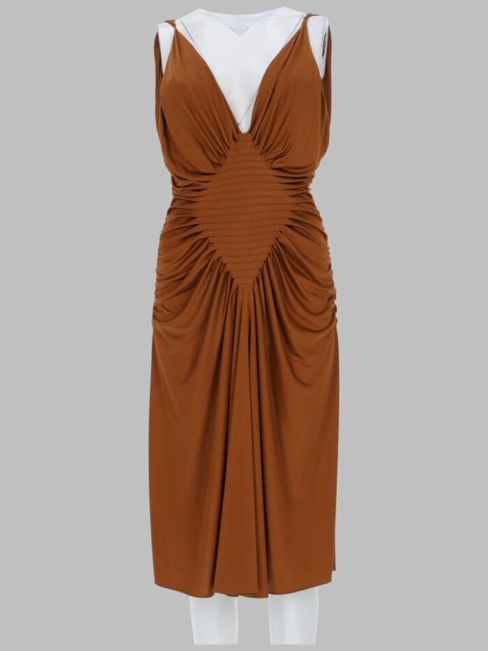 versace abito midi in jersey di viscosa Versace ABITO MIDI IN JERSEY DI VISCOSA