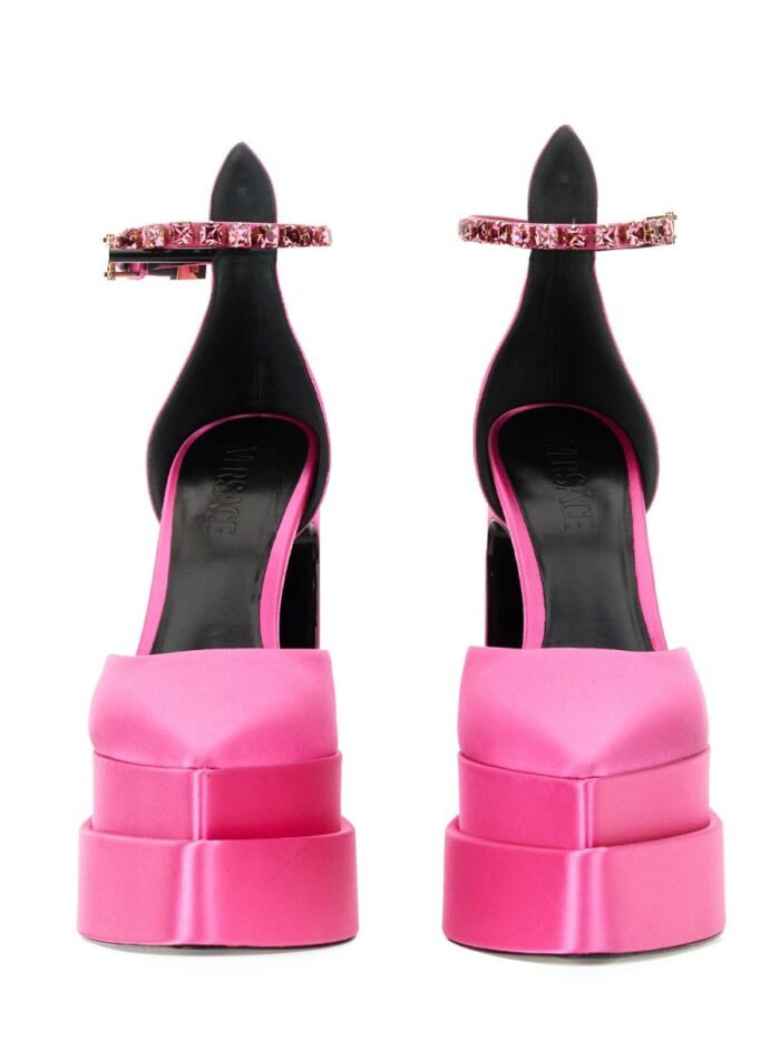 Versace AEVITAS POINTY PLATFORM PUMPS