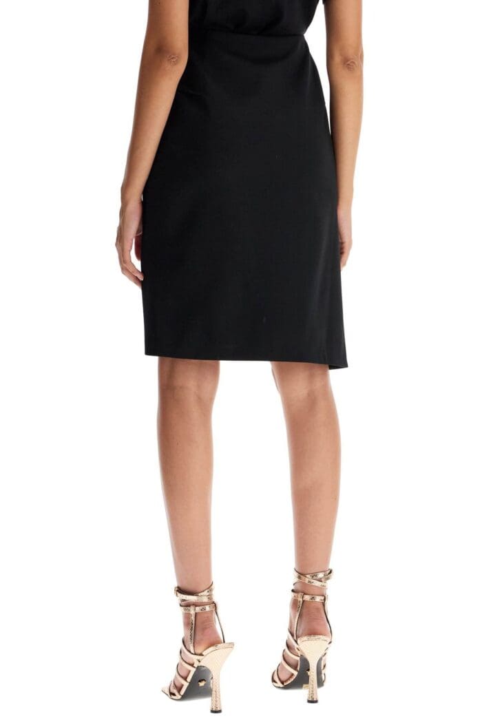 VERSACE Asymmetric Midi Skirt