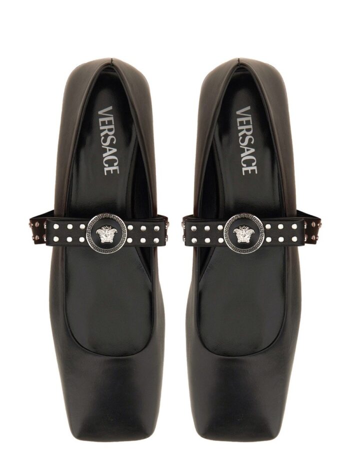 Versace BALLERINA "GIANNI" RIBBON WITH STUDS