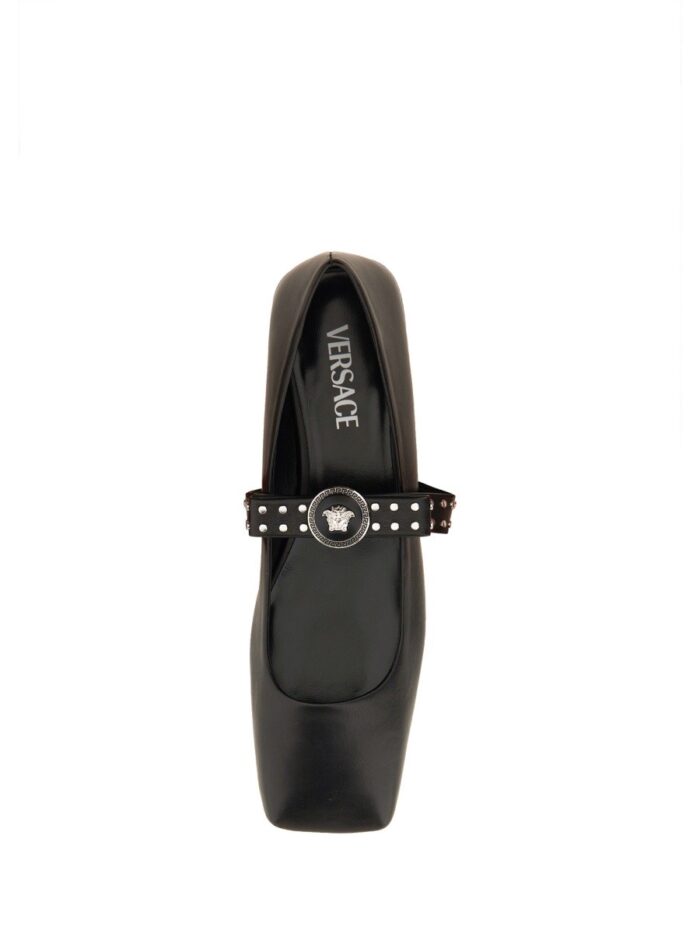 Versace BALLERINA "GIANNI" RIBBON WITH STUDS