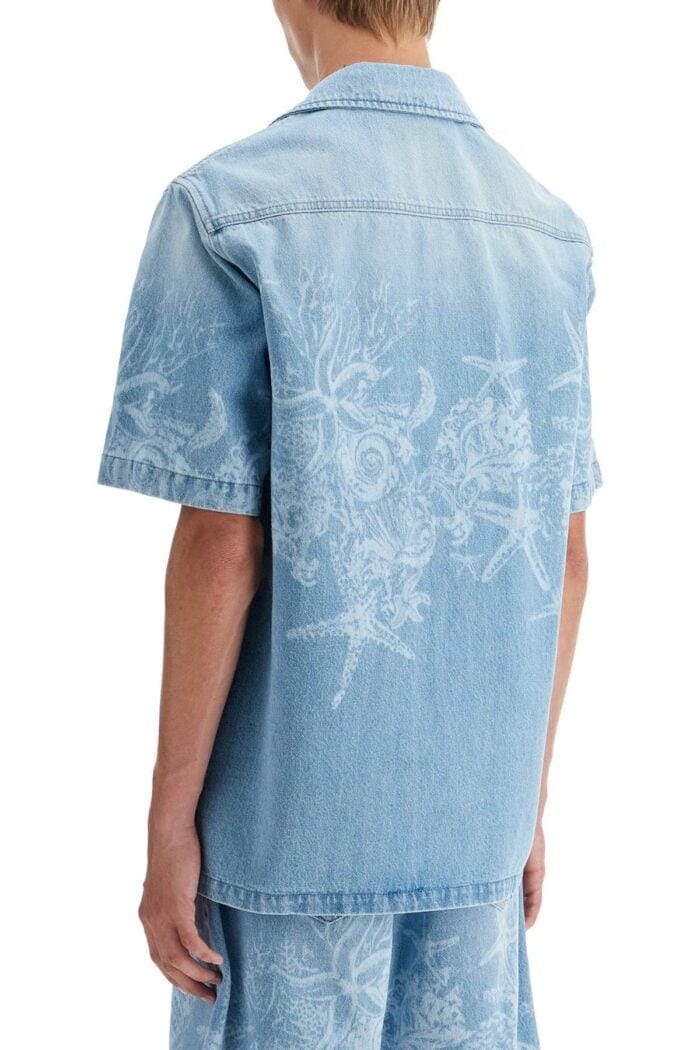 VERSACE Barocco Sea Denim Shirt