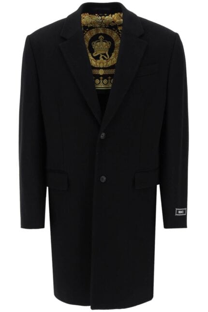 Versace Barocco Single-breasted Coat