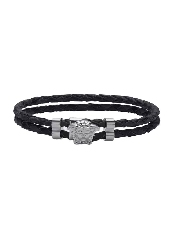 Versace BRACCIALE IN PELLE "LA MEDUSA"