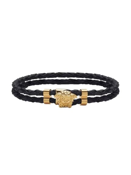 Versace BRACCIALE IN PELLE "LA MEDUSA"