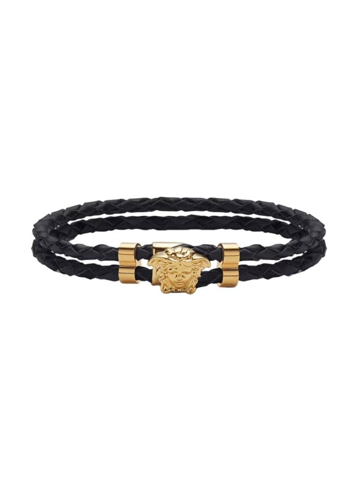 Versace BRACCIALE IN PELLE "LA MEDUSA"