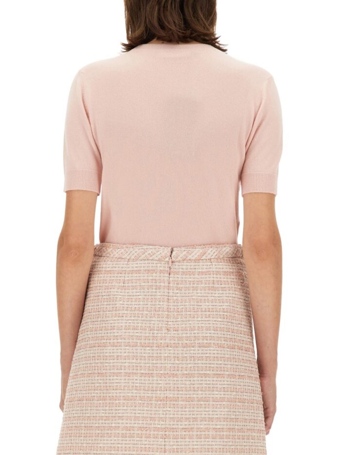 Versace CASHMERE BLEND KNIT TOP