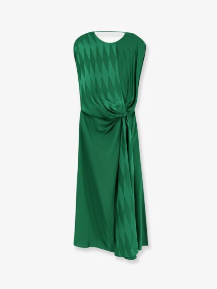 Versace Cocktail Viscose And Silk Dress