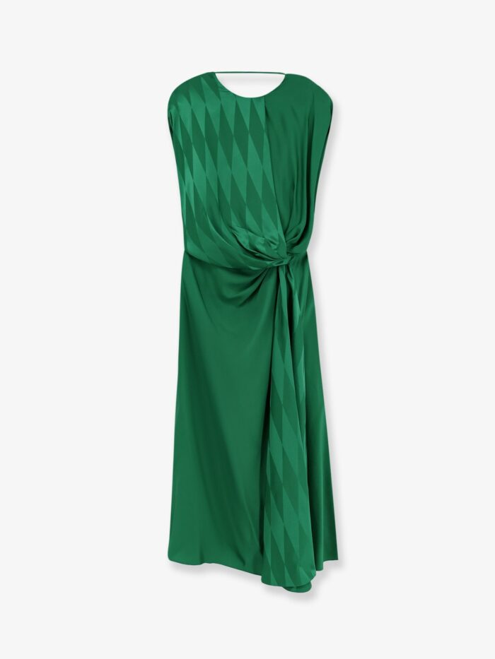 Versace Cocktail Viscose And Silk Dress