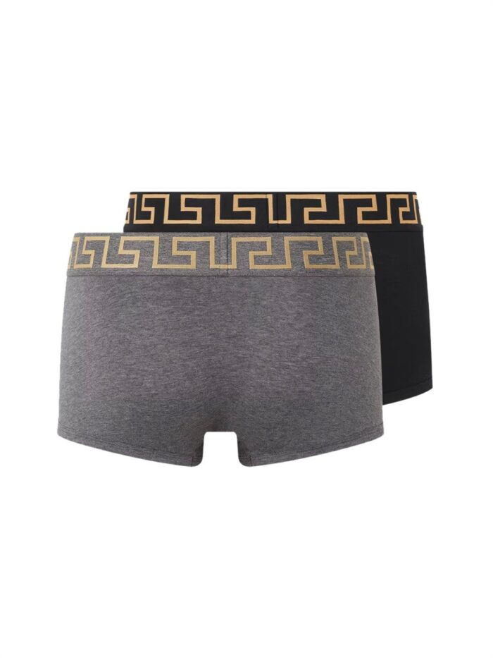 Versace CONFEZIONE DA DUE BOXER CON GRECA