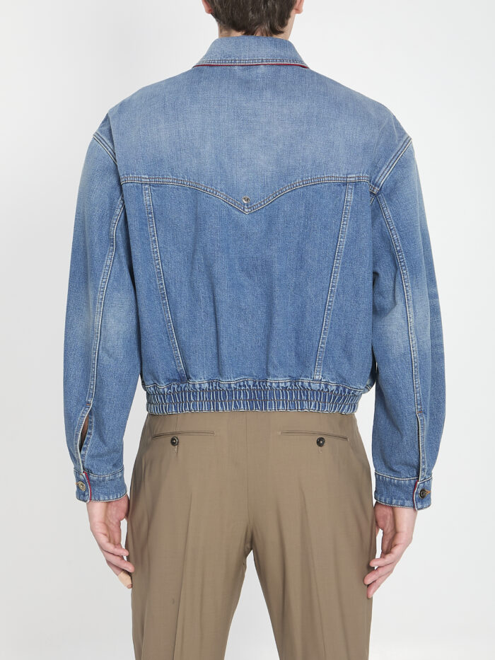 Versace Cotton denim blouson