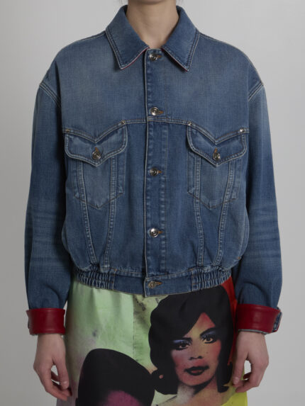 Versace Cotton denim blouson