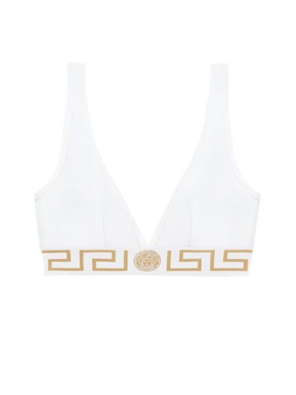 Versace COTTON JERSEY TRIANGLE BRALETTE