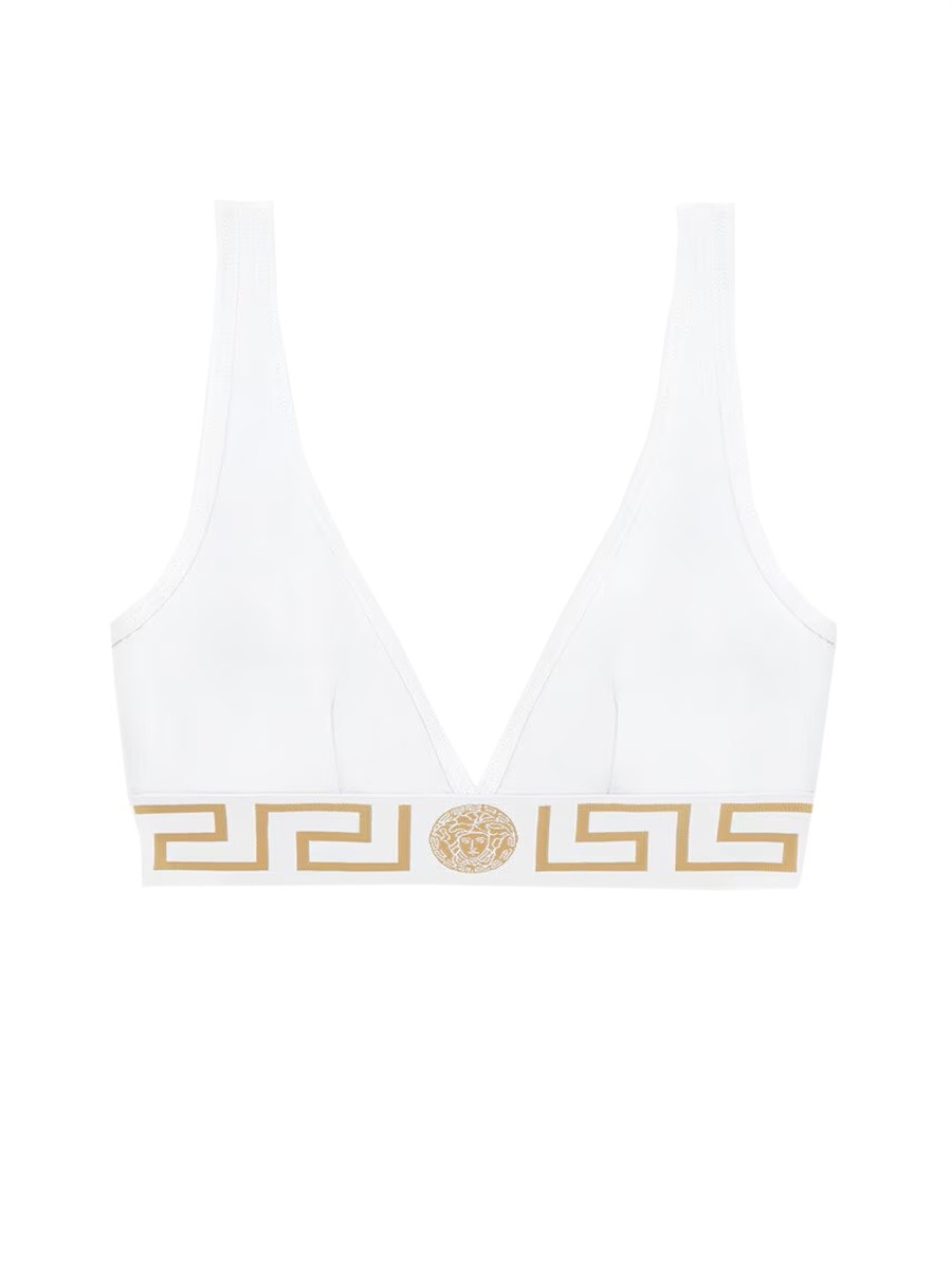 Versace COTTON JERSEY TRIANGLE BRALETTE