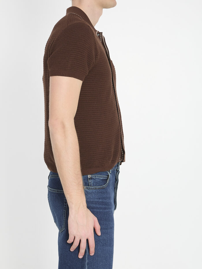 Versace Cotton knit shirt