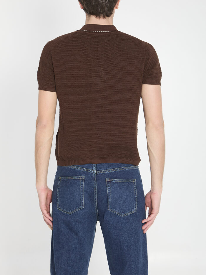 Versace Cotton knit shirt