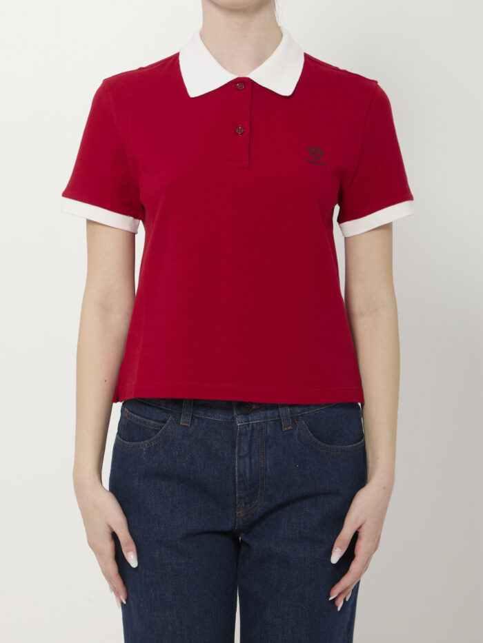 Versace Cotton piqué polo shirt