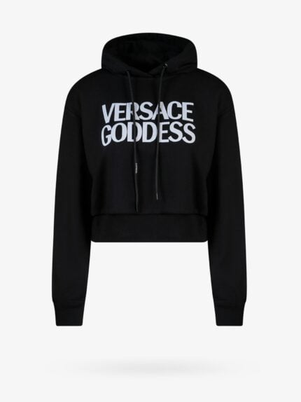 Versace Crop Fit Cotton Sweatshirt