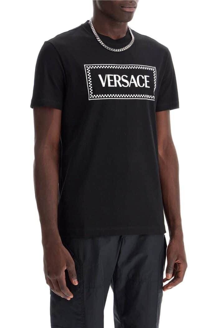 VERSACE Embroidered Logo T-shirt