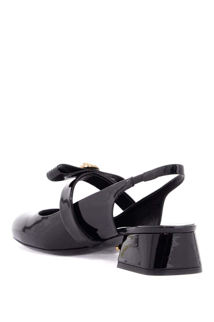 VERSACE Gianni Ribbon Slingback