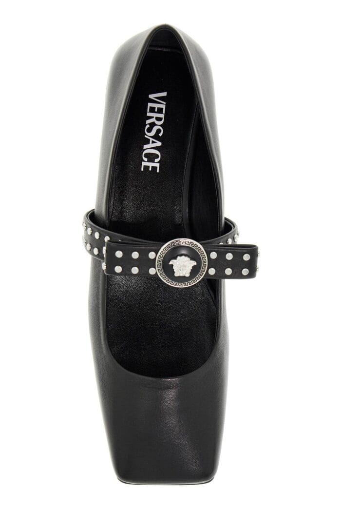 VERSACE Gianni Ribbon Studded Baller