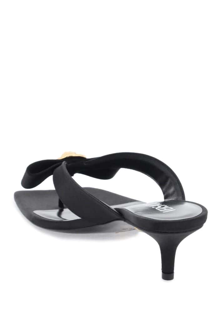 VERSACE Gianni Ribbon Thong Mules