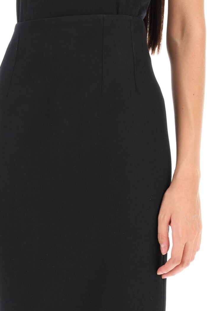 Versace Grain De Poudre Pencil Skirt