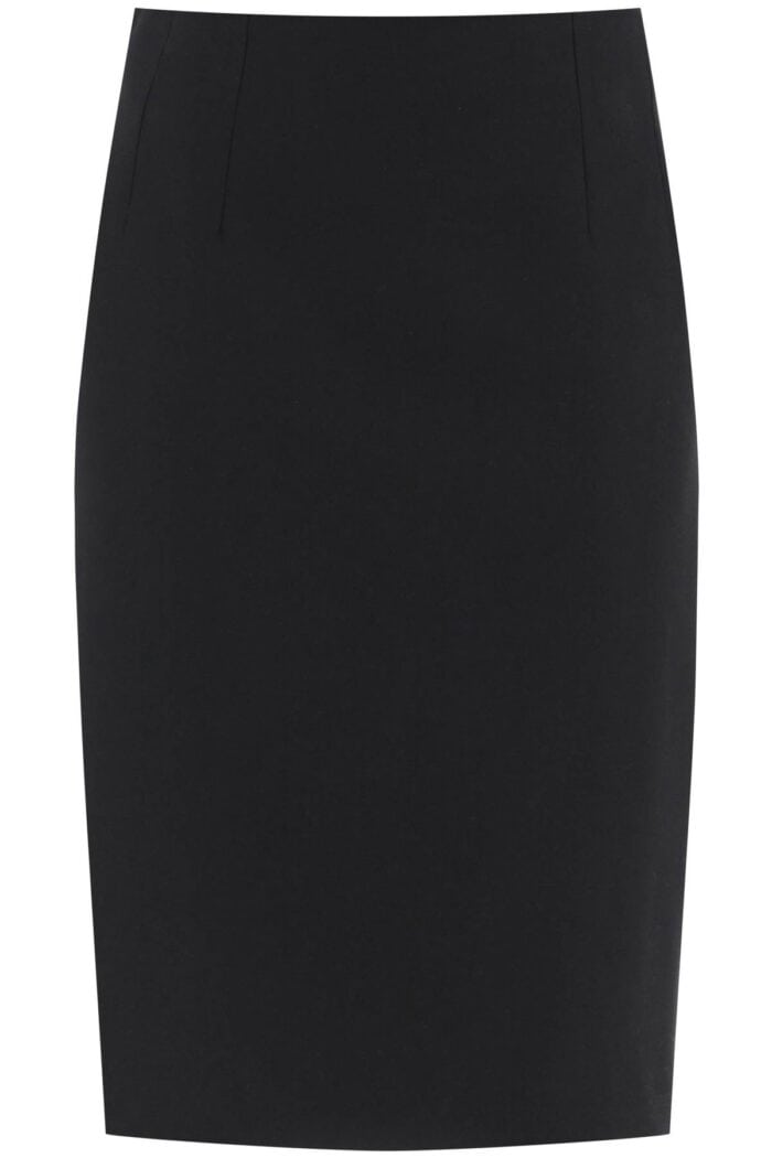 Versace Grain De Poudre Pencil Skirt