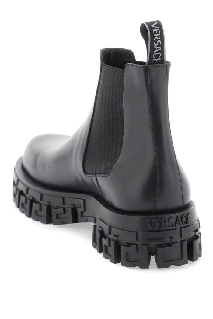 Versace 'greca Portico' Chelsea Boots