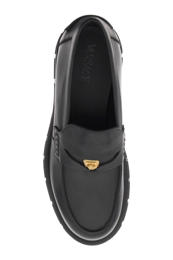 Versace Greca Portico Mocassins