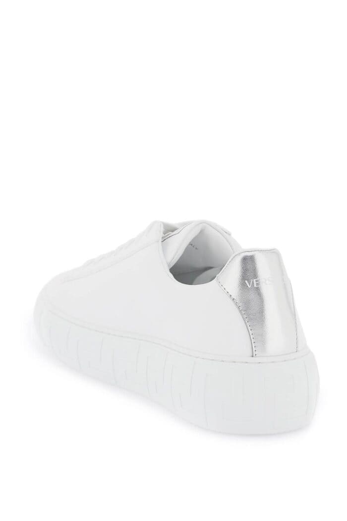 Versace 'greca' Sneakers With Logo