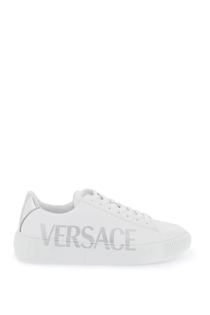 Versace 'greca' Sneakers With Logo