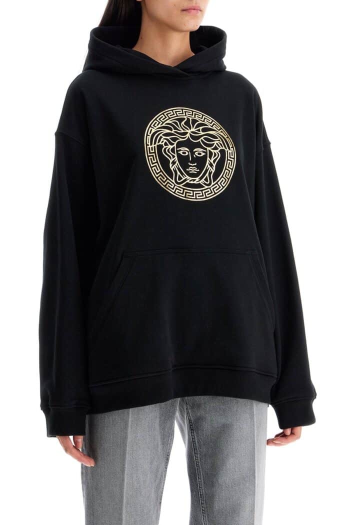 VERSACE Hooded Sweatshirt With Med