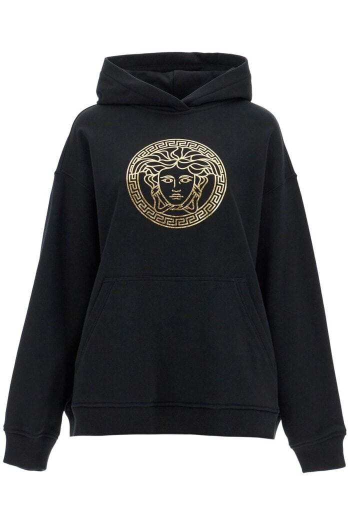 VERSACE Hooded Sweatshirt With Med