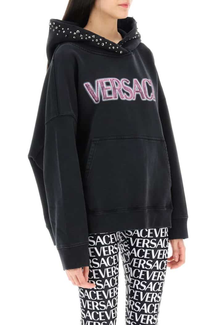 Versace Hoodie With Studs