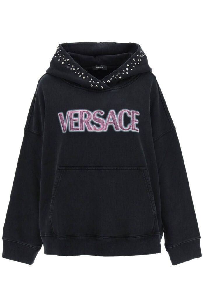 Versace Hoodie With Studs