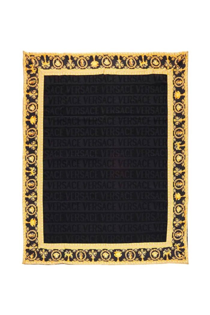 VERSACE 'i  Baroque' Wool Blanket