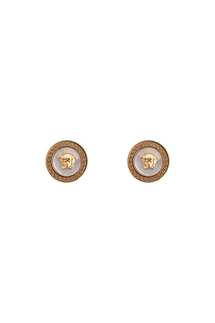 VERSACE Ic Button Earrings By Orecch