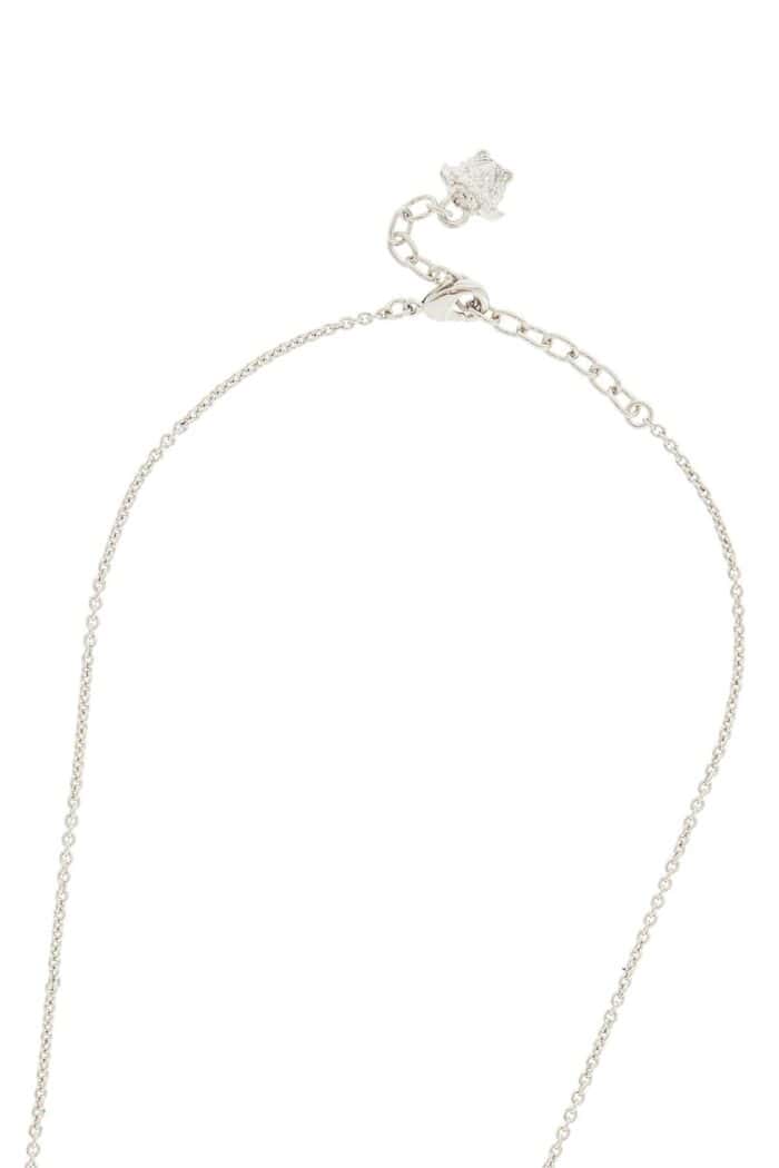 VERSACE Ic Crystal Necklace With Pendant And Chain