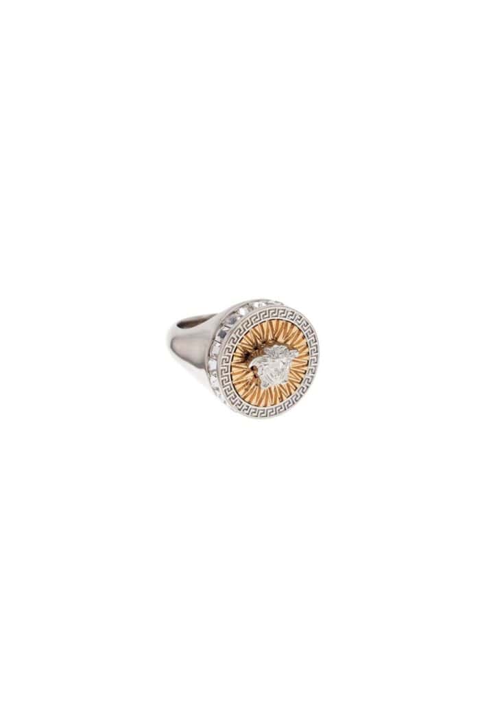 VERSACE Icon Ring With Crystals