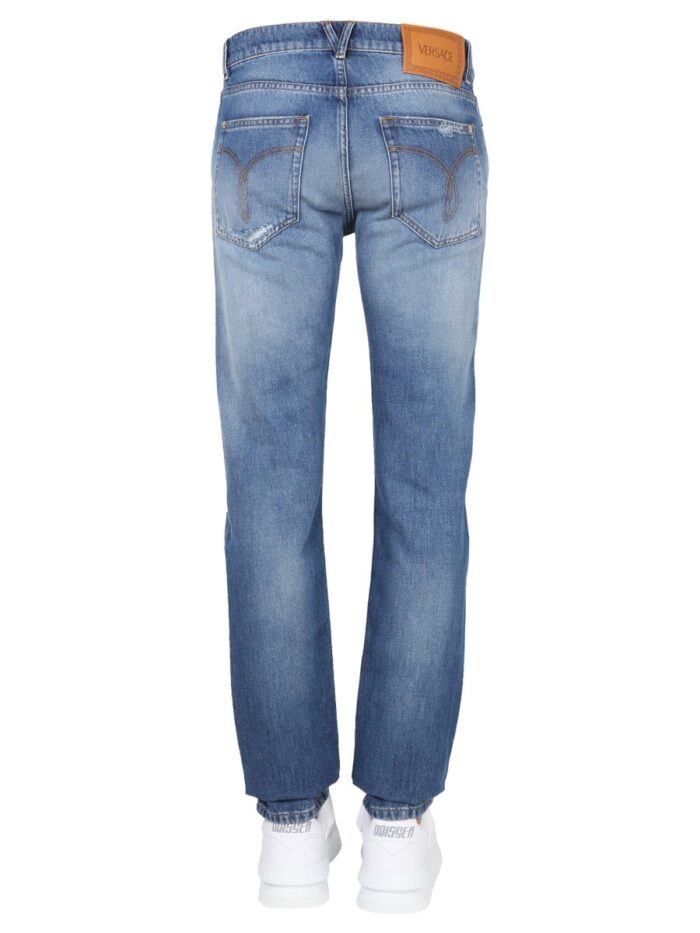Versace JEANS CON PATCH LOGO