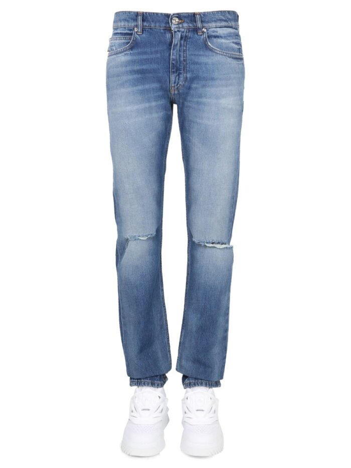 Versace JEANS CON PATCH LOGO