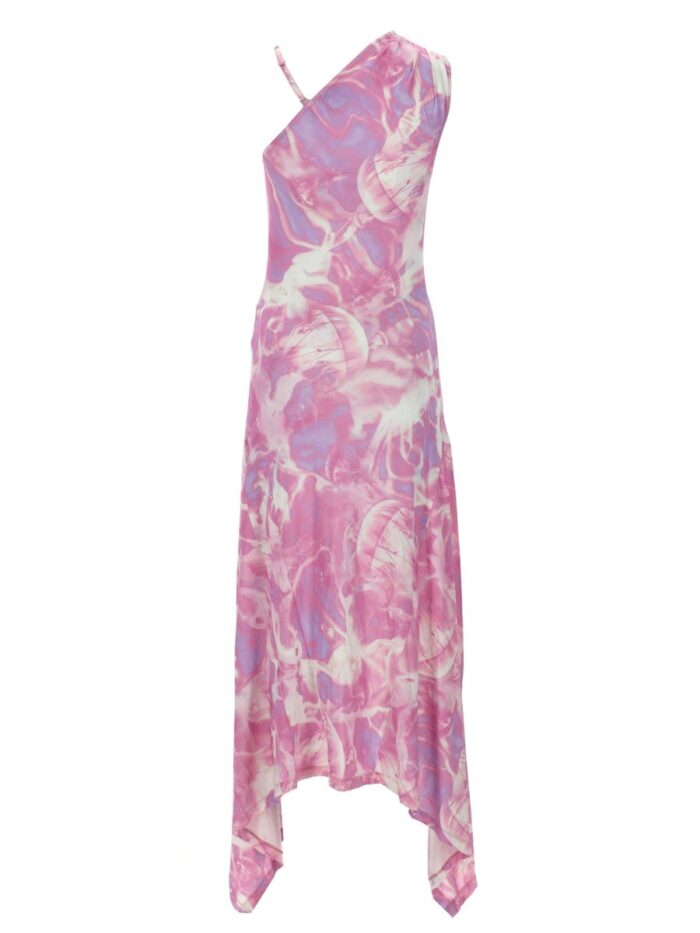 Versace Jeans Couture ABITO LUNGO SMANICATO CON STAMPA