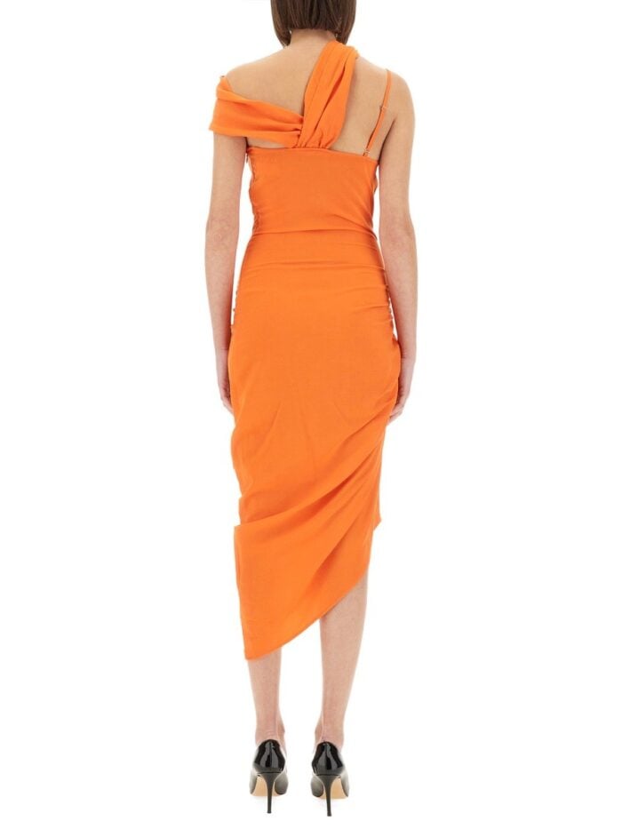 Versace Jeans Couture ASYMMETRICAL MIDI DRESS