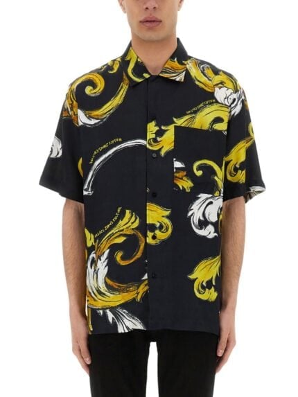 Versace Jeans Couture BAROQUE OUTLINE PRINT SHIRT