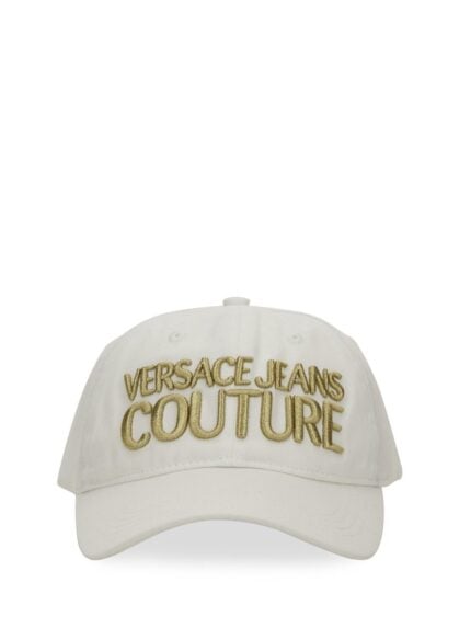 Versace Jeans Couture BASEBALL HAT WITH LOGO EMBROIDERY